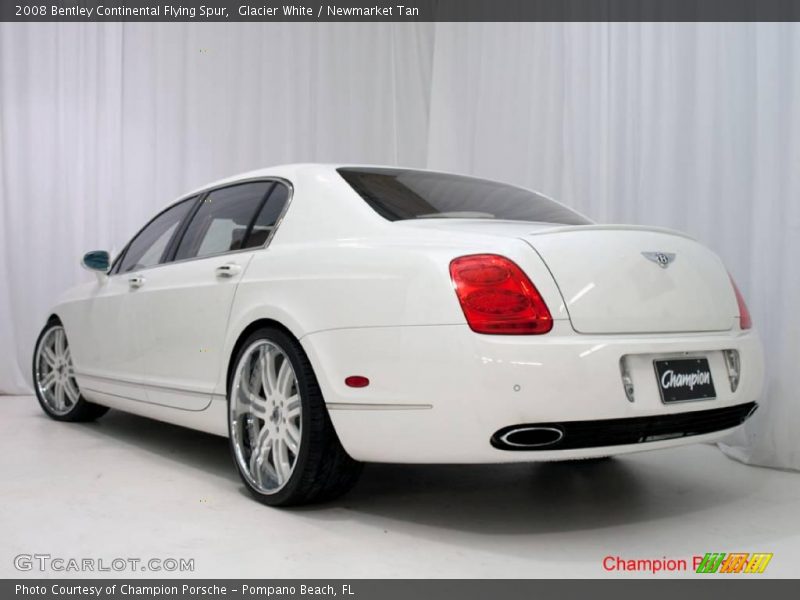 Glacier White / Newmarket Tan 2008 Bentley Continental Flying Spur