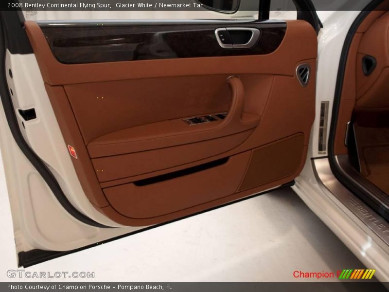 Glacier White / Newmarket Tan 2008 Bentley Continental Flying Spur