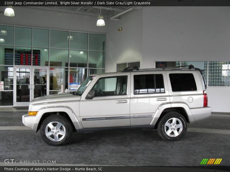 Bright Silver Metallic / Dark Slate Gray/Light Graystone 2006 Jeep Commander Limited