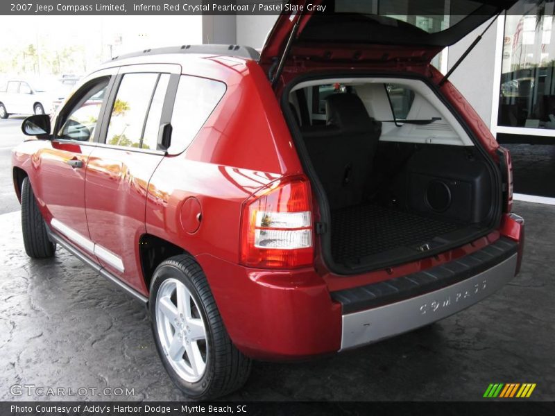 Inferno Red Crystal Pearlcoat / Pastel Slate Gray 2007 Jeep Compass Limited