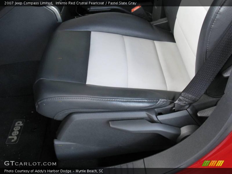 Inferno Red Crystal Pearlcoat / Pastel Slate Gray 2007 Jeep Compass Limited