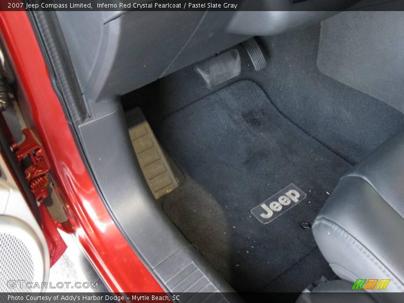 Inferno Red Crystal Pearlcoat / Pastel Slate Gray 2007 Jeep Compass Limited