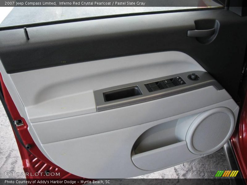 Inferno Red Crystal Pearlcoat / Pastel Slate Gray 2007 Jeep Compass Limited