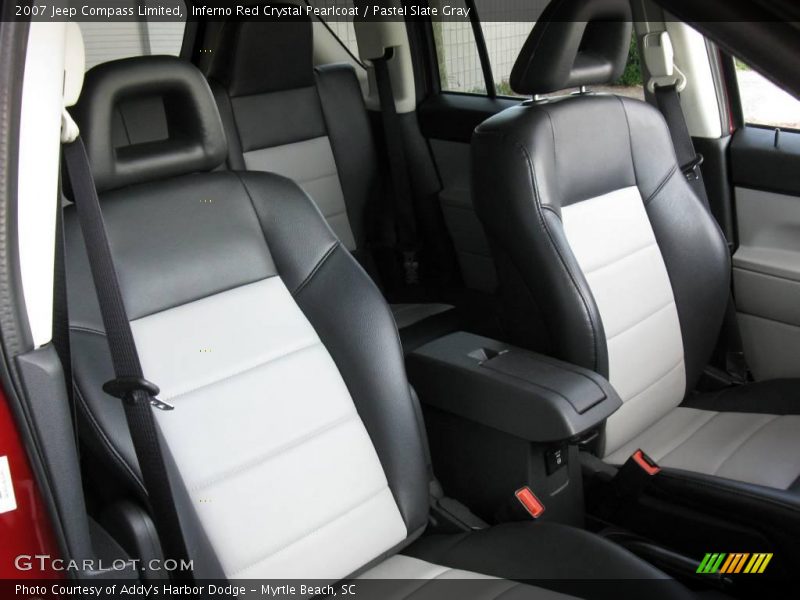 Inferno Red Crystal Pearlcoat / Pastel Slate Gray 2007 Jeep Compass Limited