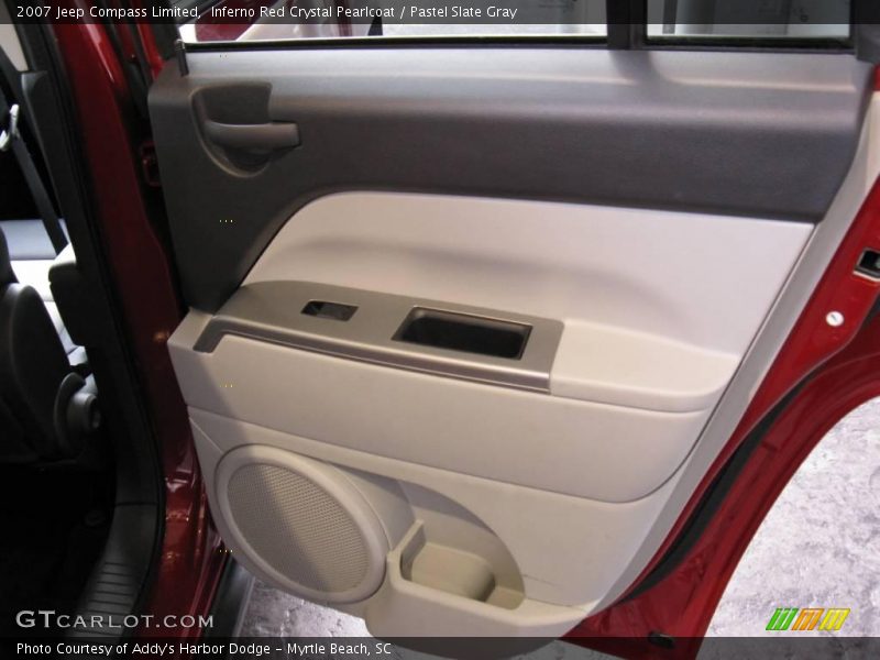 Inferno Red Crystal Pearlcoat / Pastel Slate Gray 2007 Jeep Compass Limited