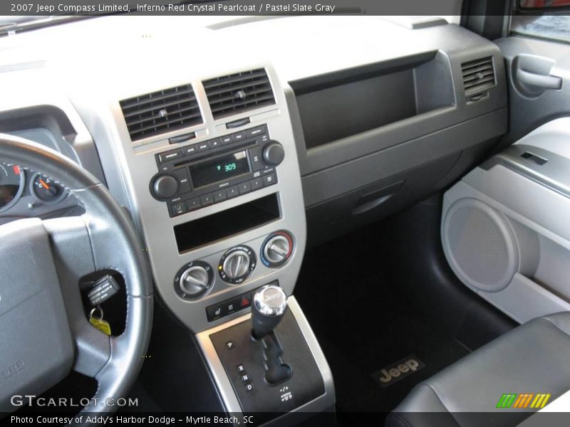 Inferno Red Crystal Pearlcoat / Pastel Slate Gray 2007 Jeep Compass Limited