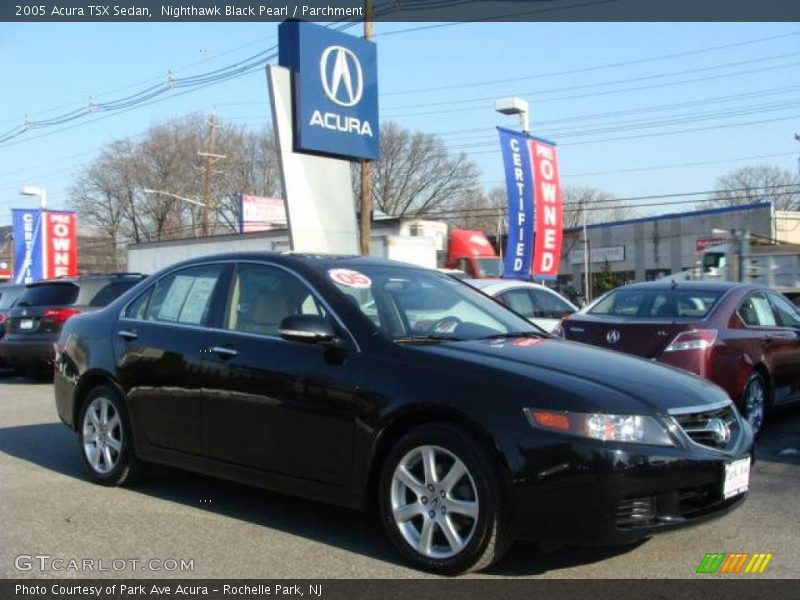 Nighthawk Black Pearl / Parchment 2005 Acura TSX Sedan