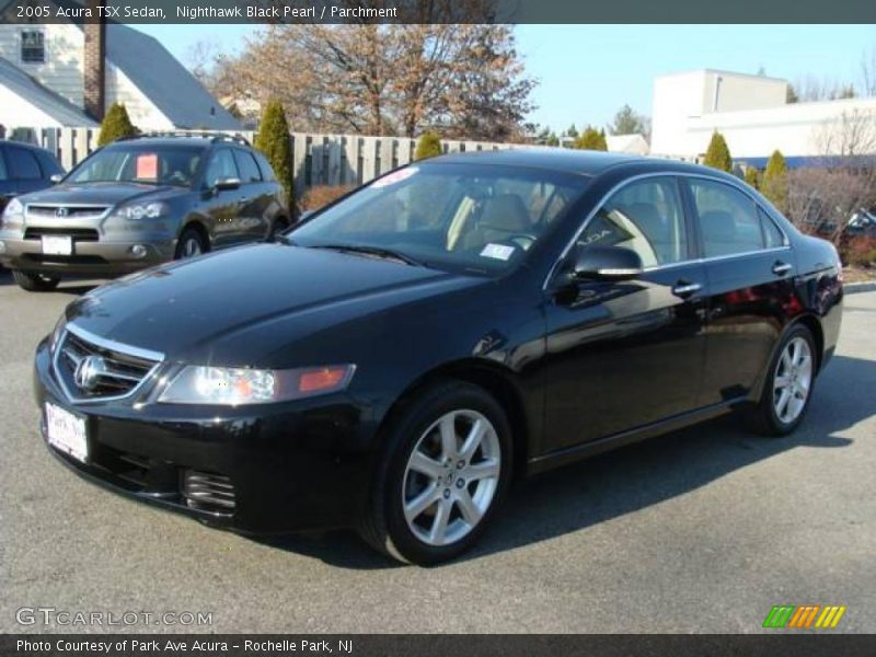 Nighthawk Black Pearl / Parchment 2005 Acura TSX Sedan