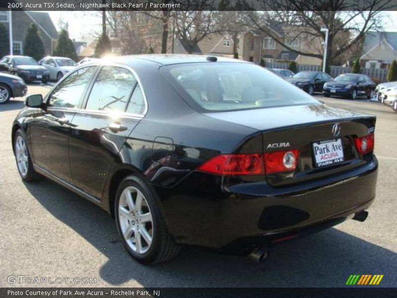 Nighthawk Black Pearl / Parchment 2005 Acura TSX Sedan