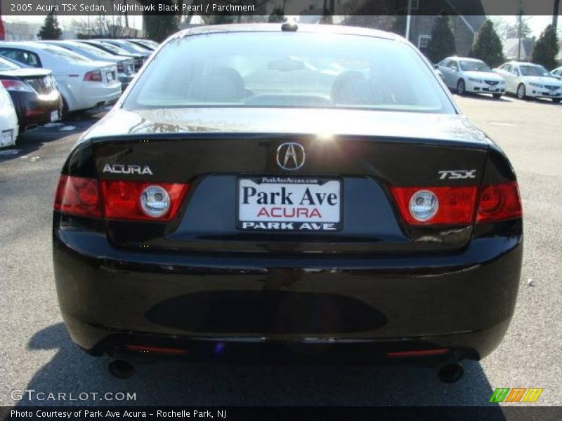 Nighthawk Black Pearl / Parchment 2005 Acura TSX Sedan