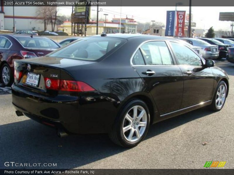 Nighthawk Black Pearl / Parchment 2005 Acura TSX Sedan