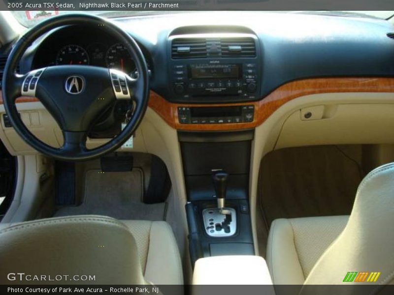 Nighthawk Black Pearl / Parchment 2005 Acura TSX Sedan