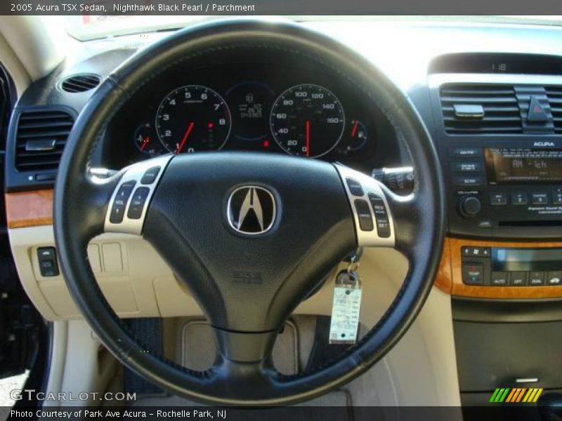 Nighthawk Black Pearl / Parchment 2005 Acura TSX Sedan