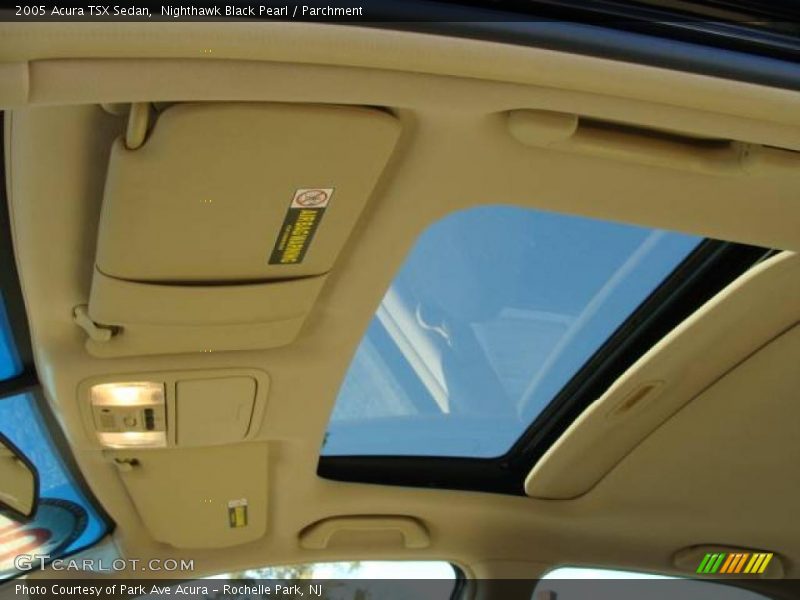 Nighthawk Black Pearl / Parchment 2005 Acura TSX Sedan