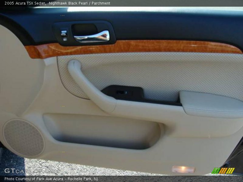 Nighthawk Black Pearl / Parchment 2005 Acura TSX Sedan