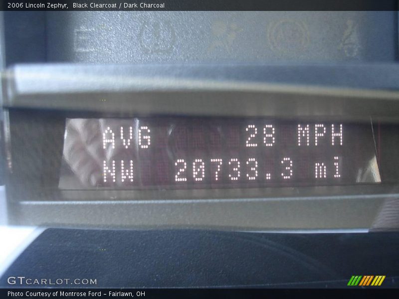 Black Clearcoat / Dark Charcoal 2006 Lincoln Zephyr