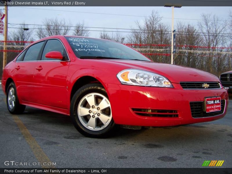 Victory Red / Ebony 2009 Chevrolet Impala LT