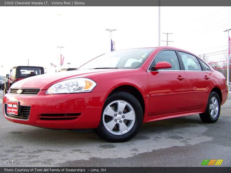 Victory Red / Ebony 2009 Chevrolet Impala LT
