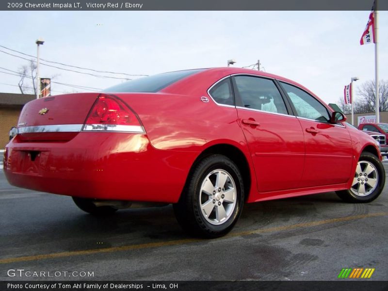 Victory Red / Ebony 2009 Chevrolet Impala LT