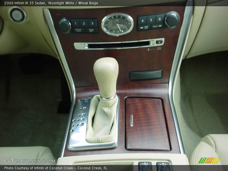 Moonlight White / Wheat Beige 2009 Infiniti M 35 Sedan