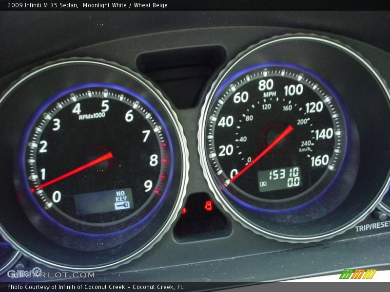 Moonlight White / Wheat Beige 2009 Infiniti M 35 Sedan