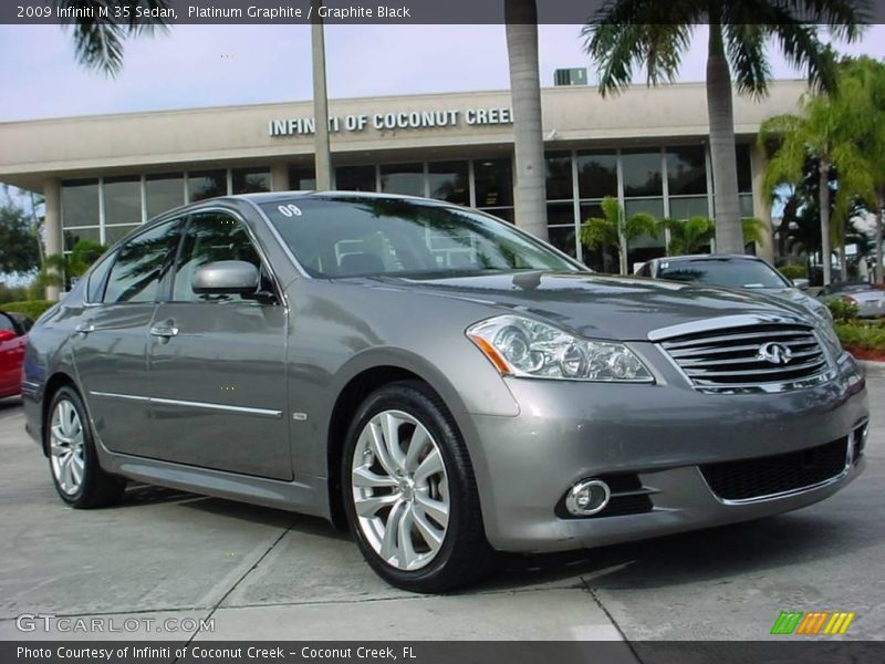 Platinum Graphite / Graphite Black 2009 Infiniti M 35 Sedan