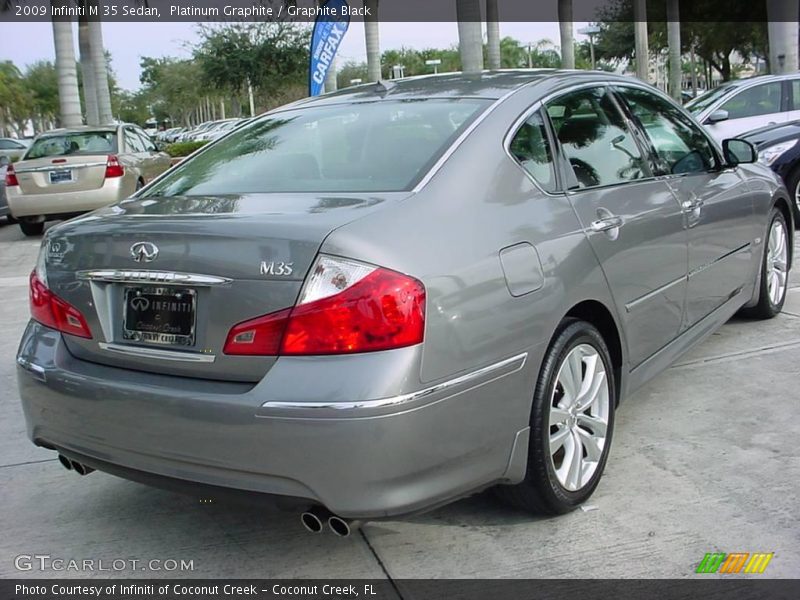Platinum Graphite / Graphite Black 2009 Infiniti M 35 Sedan