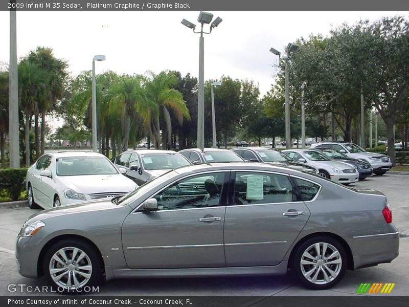 Platinum Graphite / Graphite Black 2009 Infiniti M 35 Sedan