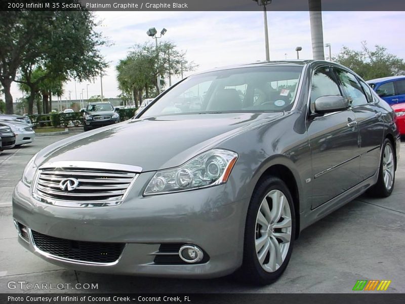 Platinum Graphite / Graphite Black 2009 Infiniti M 35 Sedan