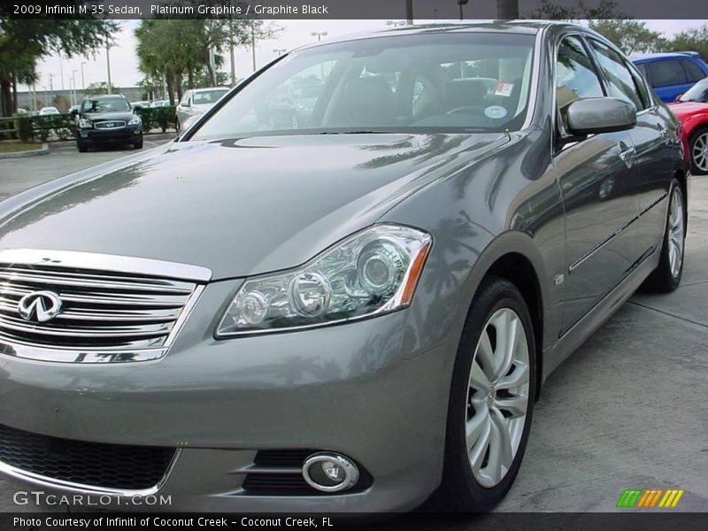 Platinum Graphite / Graphite Black 2009 Infiniti M 35 Sedan