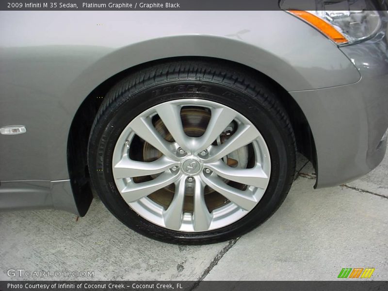 Platinum Graphite / Graphite Black 2009 Infiniti M 35 Sedan