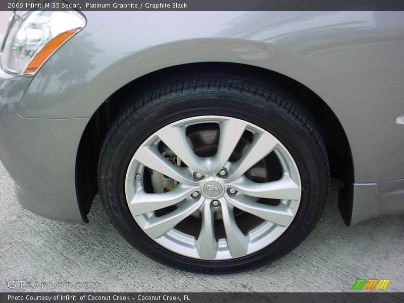 Platinum Graphite / Graphite Black 2009 Infiniti M 35 Sedan