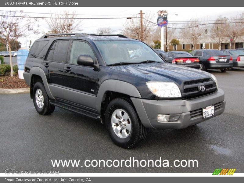 Black / Stone 2003 Toyota 4Runner SR5