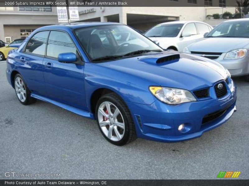 WR Blue Pearl / Anthracite Black 2006 Subaru Impreza WRX Sedan