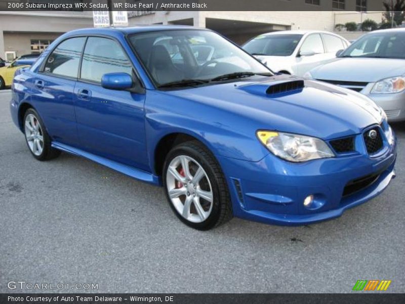 WR Blue Pearl / Anthracite Black 2006 Subaru Impreza WRX Sedan