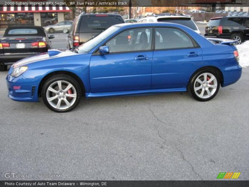 WR Blue Pearl / Anthracite Black 2006 Subaru Impreza WRX Sedan