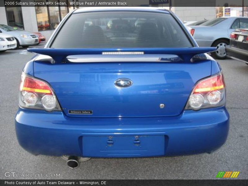 WR Blue Pearl / Anthracite Black 2006 Subaru Impreza WRX Sedan