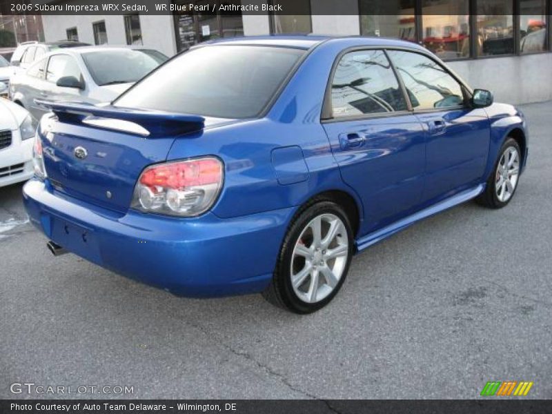 WR Blue Pearl / Anthracite Black 2006 Subaru Impreza WRX Sedan