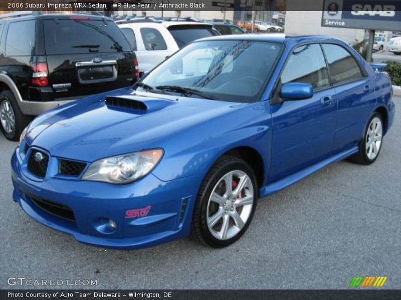 WR Blue Pearl / Anthracite Black 2006 Subaru Impreza WRX Sedan