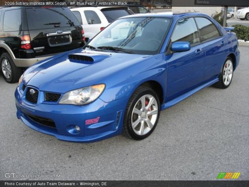 WR Blue Pearl / Anthracite Black 2006 Subaru Impreza WRX Sedan