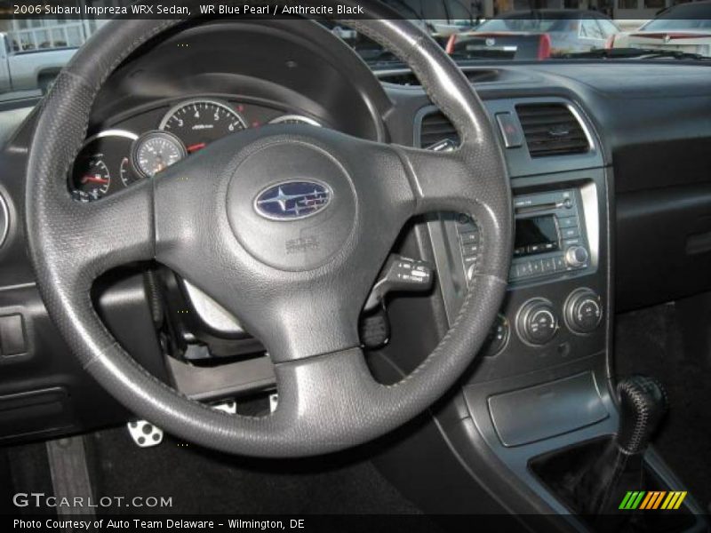 WR Blue Pearl / Anthracite Black 2006 Subaru Impreza WRX Sedan