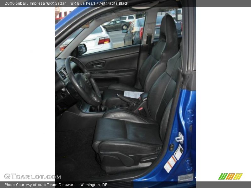 WR Blue Pearl / Anthracite Black 2006 Subaru Impreza WRX Sedan
