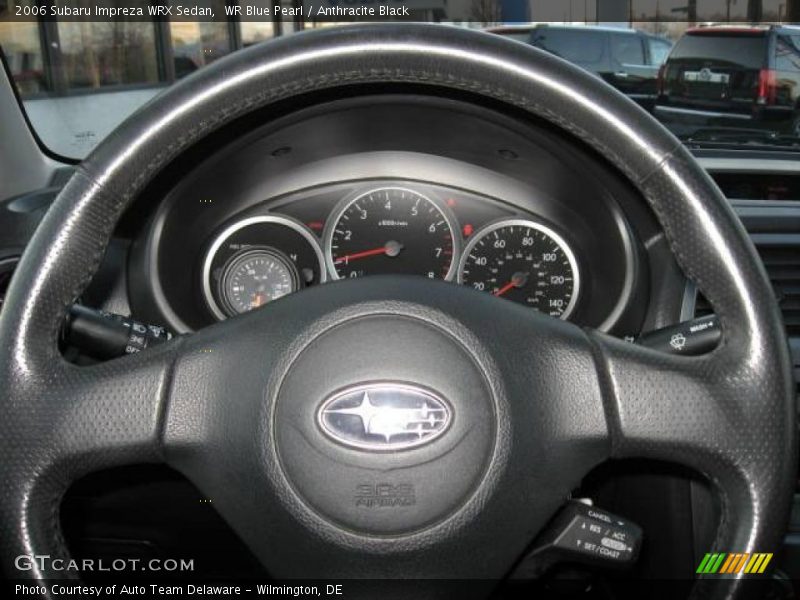 WR Blue Pearl / Anthracite Black 2006 Subaru Impreza WRX Sedan