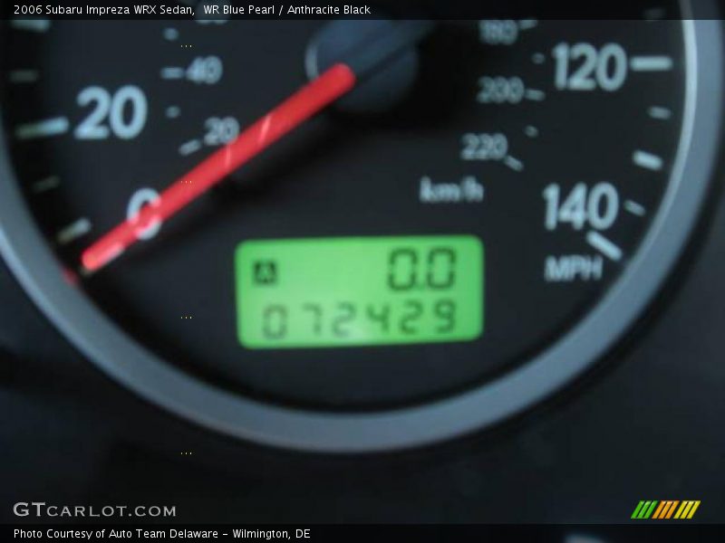 WR Blue Pearl / Anthracite Black 2006 Subaru Impreza WRX Sedan