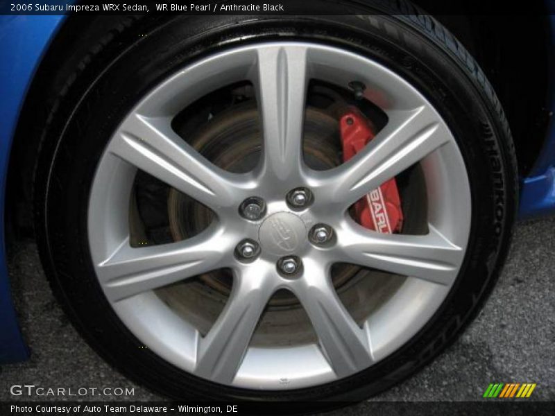 WR Blue Pearl / Anthracite Black 2006 Subaru Impreza WRX Sedan