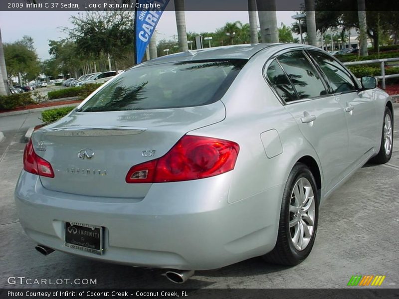 Liquid Platinum / Graphite 2009 Infiniti G 37 Sedan