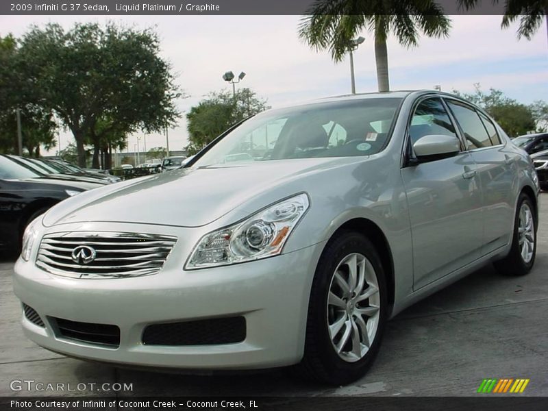 Liquid Platinum / Graphite 2009 Infiniti G 37 Sedan