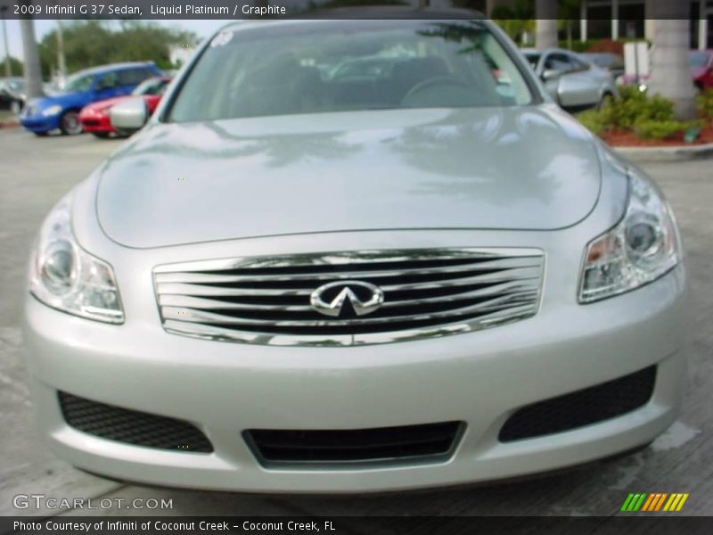 Liquid Platinum / Graphite 2009 Infiniti G 37 Sedan