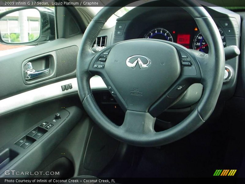 Liquid Platinum / Graphite 2009 Infiniti G 37 Sedan