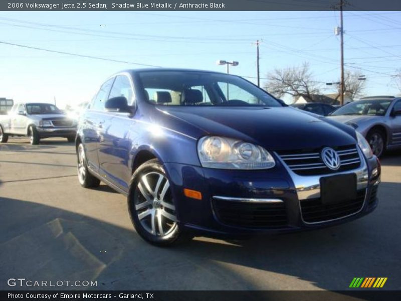 Shadow Blue Metallic / Anthracite Black 2006 Volkswagen Jetta 2.5 Sedan